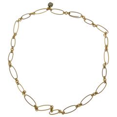 Pomellato Arabesque Gold Link Necklace 