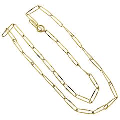 Pomellato Luna Gold Link Chain Long Necklace