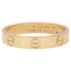 Cartier Love Wedding Band 18K Yellow Gold 