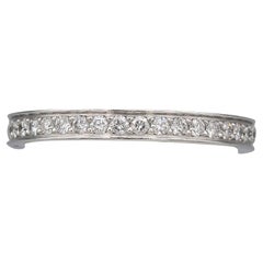 Cartier Ballerine Diamond Platinum Band Ring