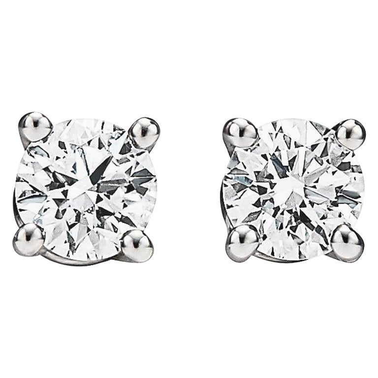 Tiffany & Co. 1.32 Carat Diamond Iconic Stud Earrings