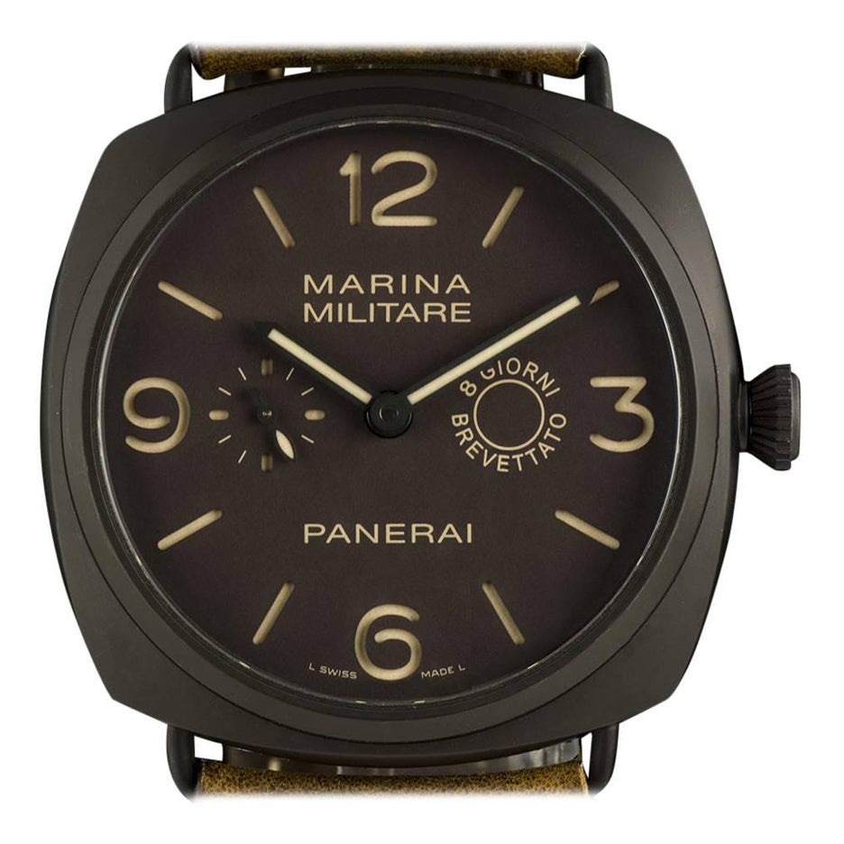 Panerai Radiomir Composite Marina Militare 8 Giorni manual wind Wristwatch  For Sale at 1stDibs | panerai marina militare 8 giorni brevettato, panerai  militare, radiomir marina militare