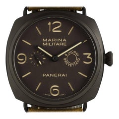 Panerai Radiomir Marina Militare 8 Giorni Composite Brown Dial PAM00339 Watch
