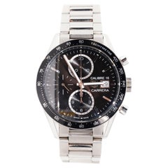 TAG Heuer Montre Carrera Calibre 16 en acier inoxydable pour hommes Sports