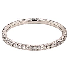 Étincelle de Cartier Alliance d'éternité en or blanc 18 carats et diamants 0,22 carat