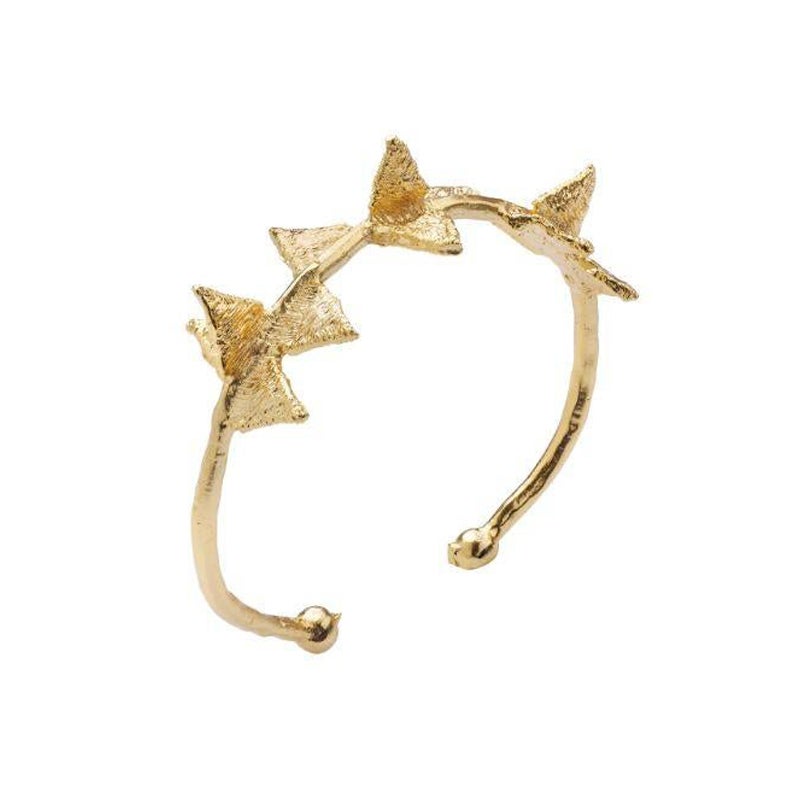 Tri Bangle 3D in Gold For Sale