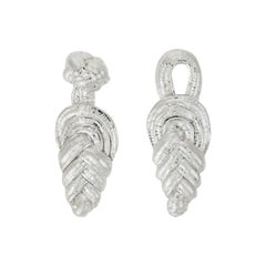 Boucles d'oreilles en argent avec nœud chinois