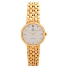 Omega Ladies De Ville, 18K Yellow Gold, Neo Vintage, Box & Papers