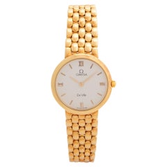 Omega Ladies De Ville, 18K Yellow Gold, Neo Vintage, Box & Papers