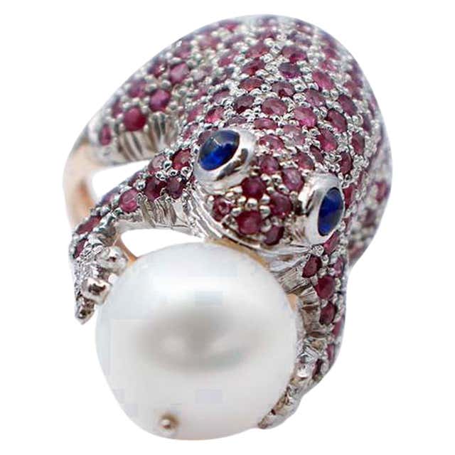 Ladybug Ring Ruby Rubies, Diamonds, Rose Gold and Silver Ladybug Shape Ring at 1stDibs
