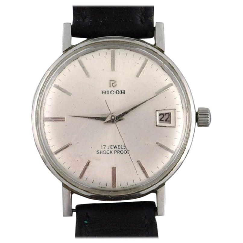 Vintage Ricoh 17 Jewels Wristwatch, Japan, 1960s / 70s For Sale