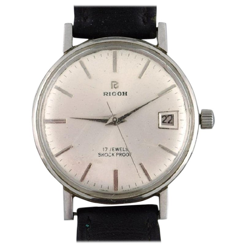 Vintage Ricoh 17 Juwelen Armbanduhr, Japan, 1960er / 70er Jahre