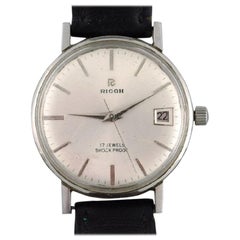 Antique Ricoh 17 Jewels Wristwatch, Japan, 1960s / 70s