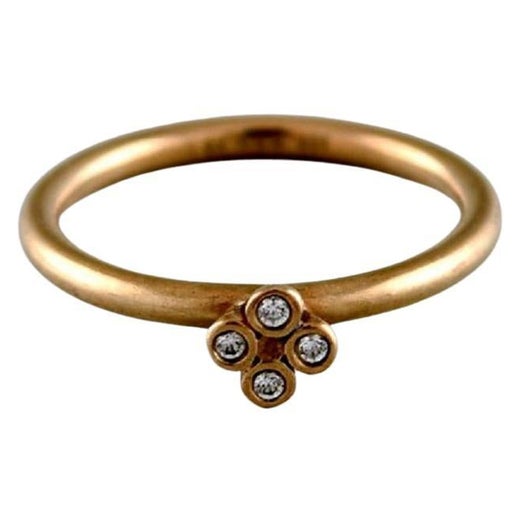 Esprit Ring of 14 Karat Gold, Modern Design For Sale at 1stDibs