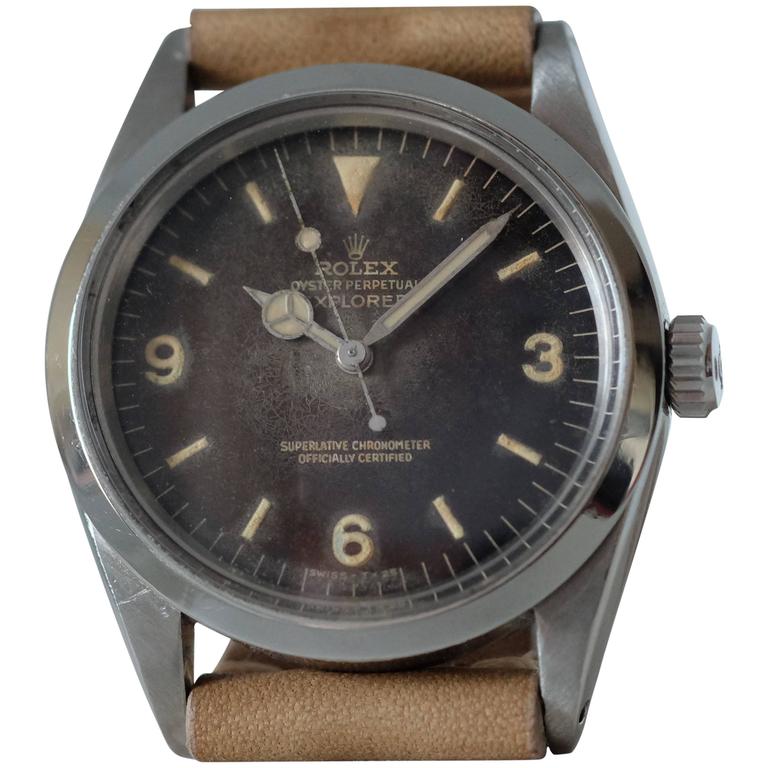 rolex explorer tropical dial