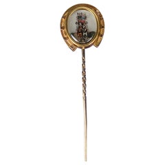 Used Wonderful Tiffany Reverse Crystal Victorian Stickpin