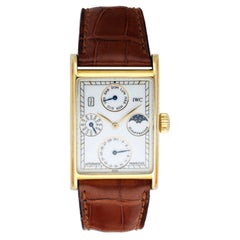 Vintage IWC Novecento IW3545 Yellow Gold Perpetual Calendar Mens Watch