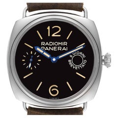 Panerai Radiomir 8 Days Otto Giorni Steel Mens Watch PAM00992 Box Card