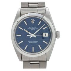 Rolex Stainless Steel Oyster Perpetual Date Wristwatch Ref 1500