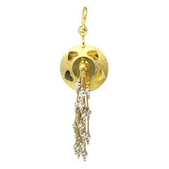 Designer Heart Chandelier 18k Gold Fancy Drop Pendant