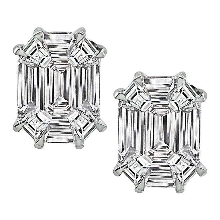 1.30ct Diamond Illusion Set Stud Earrings