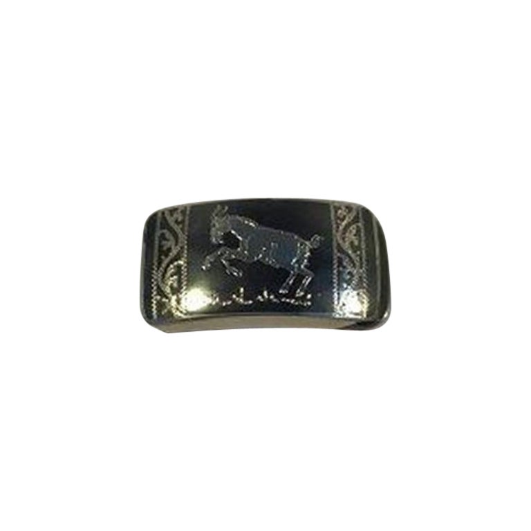 Vintage 925 Sterling Silver Handcrafted Etched and Inlaid Belt Buckle Accessoires Riemen & bretels Riemgespen Inlaid Belt Buckle 