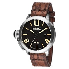 Cadran noir Classique U-Boat Classico U-47 AS1, 8105