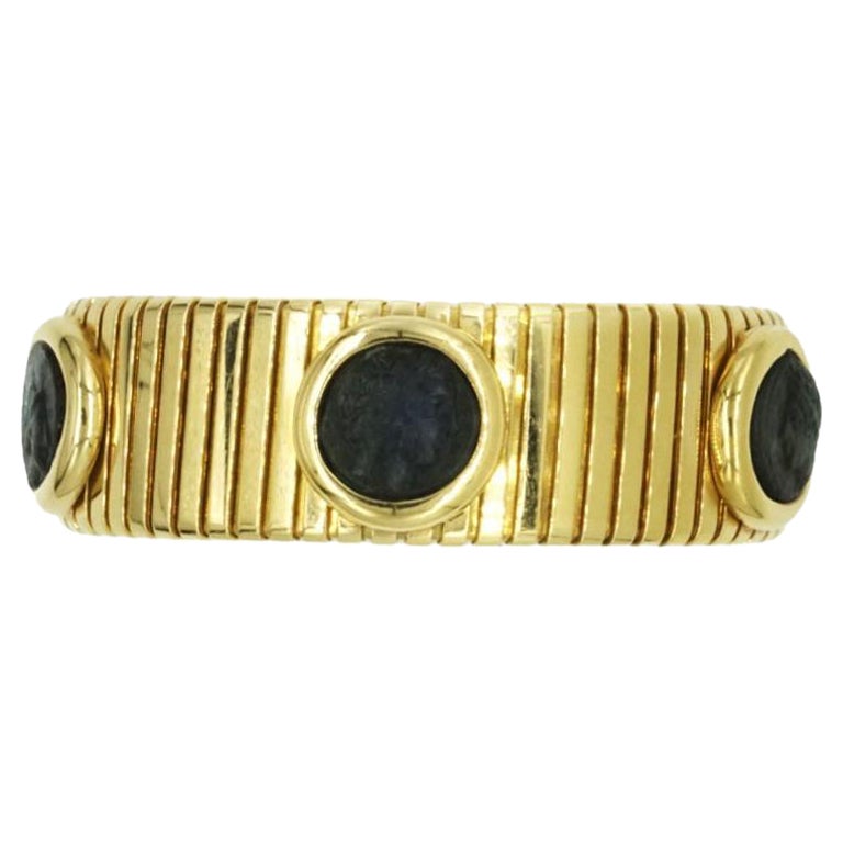 Bulgari Monete Tubogas Yellow Gold Bracelet