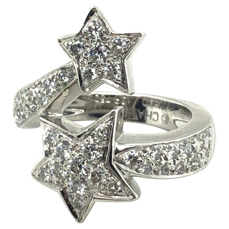 Chanel Comete Ring - 9 For Sale on 1stDibs  chanel sapphire ring, chanel  comet ring, chanel star ring