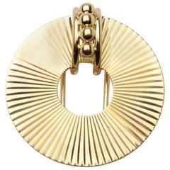 Tiffany & Co. Retro Gold Dress Clip 2