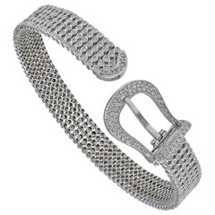 Diamond Gold Buckle Bracelet