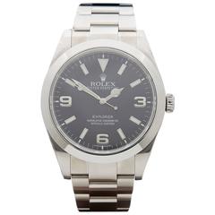 Rolex Stainless Steel Explorer I Automatic Wristwatch 