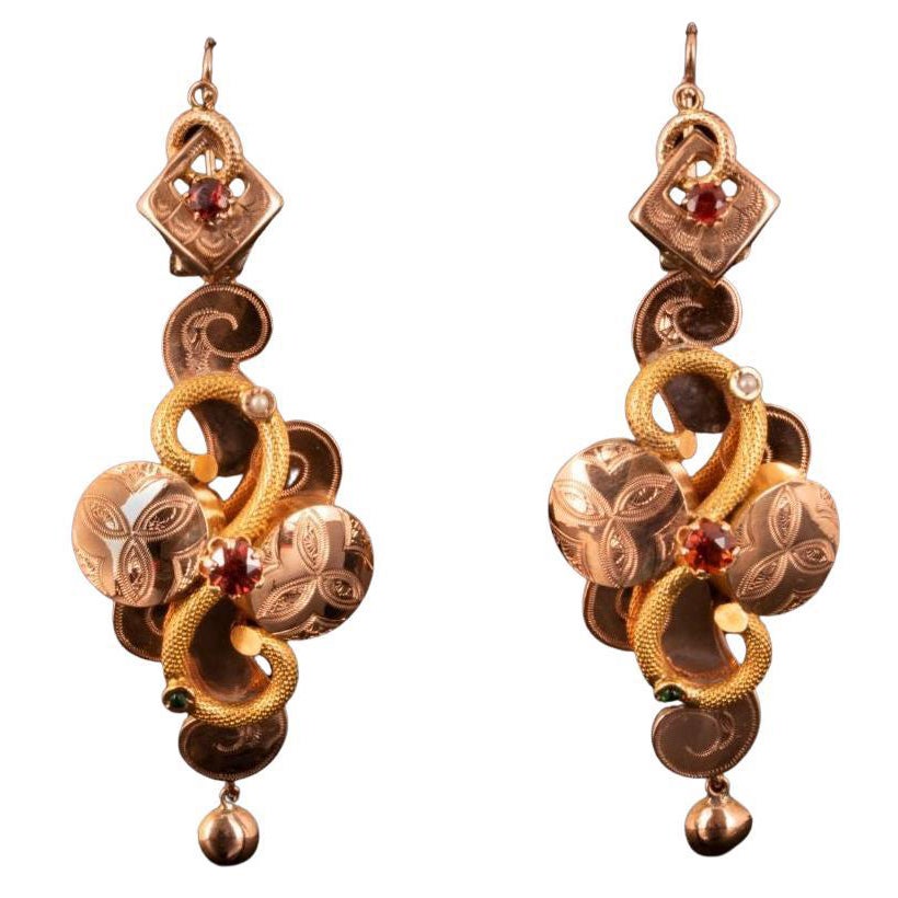 Vintage 1970s Dark Crystal 'bunch of Grapes' Earrings main image 1
