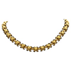 Tiffany & Co. X Signature Choker Necklace 18K Yellow Gold