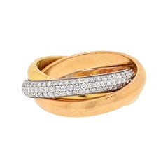 Bague Trinity De Cartier en or 18K et diamants