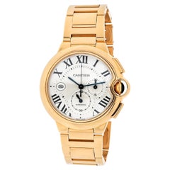 Cartier 18K Rose Gold Ballon Bleu Chrono W6920010 Watch