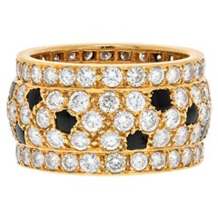 Cartier Bague en or jaune 18 carats, onyx du Nigeria et diamants blancs