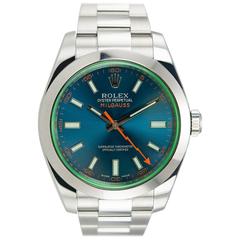 Rolex Stainless Steel Milgauss Wristwatch Ref 116400GV 7