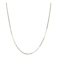 Yellow Gold Serpentine Chain Necklace, 14k