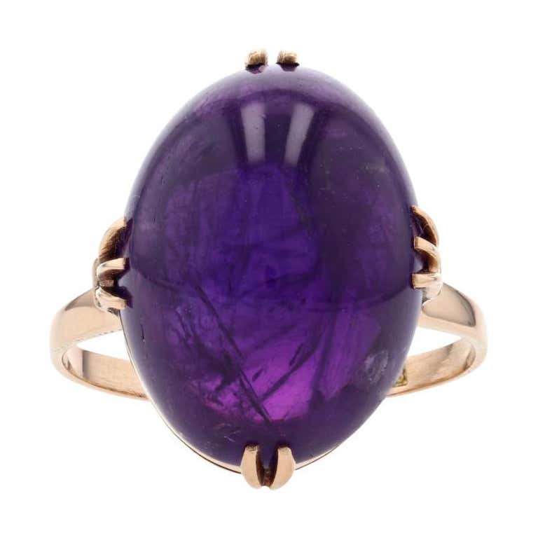 Slane and Slane Amethyst Yellow Gold Ring at 1stDibs slane and slane