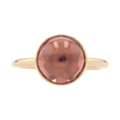 Used New Authentic Pandora Poetic Droplet Ring, 14k Gold Pink 54 150185NBP