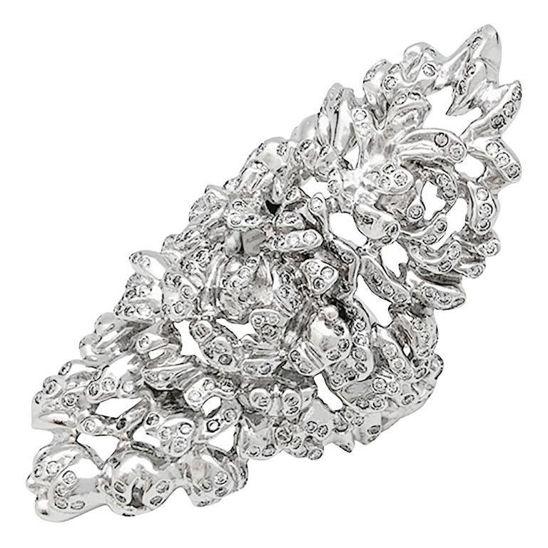 White Gold Repossi "Nérée" Ring, Diamonds For Sale