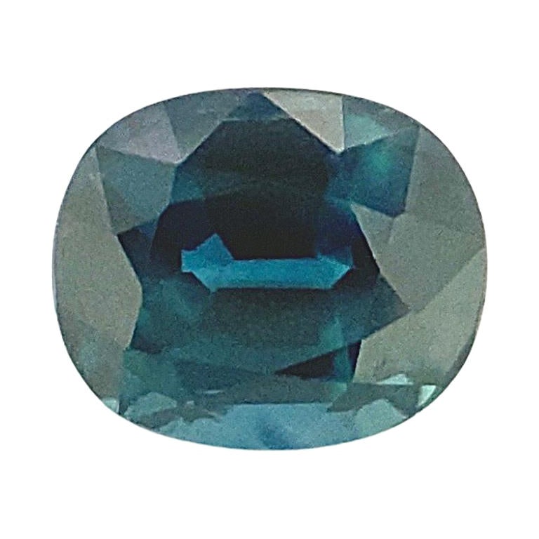 1.02ct Fine Green Blue Sapphire GRA Certified Oval Cut Rare Loose Gem ...