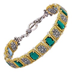 Reversible Bracelet with Crystals