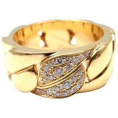 Cartier La Dona Bague jonc en or et diamants