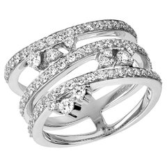 18 Karat Reverie White Gold Ring with Vs Gh Diamonds