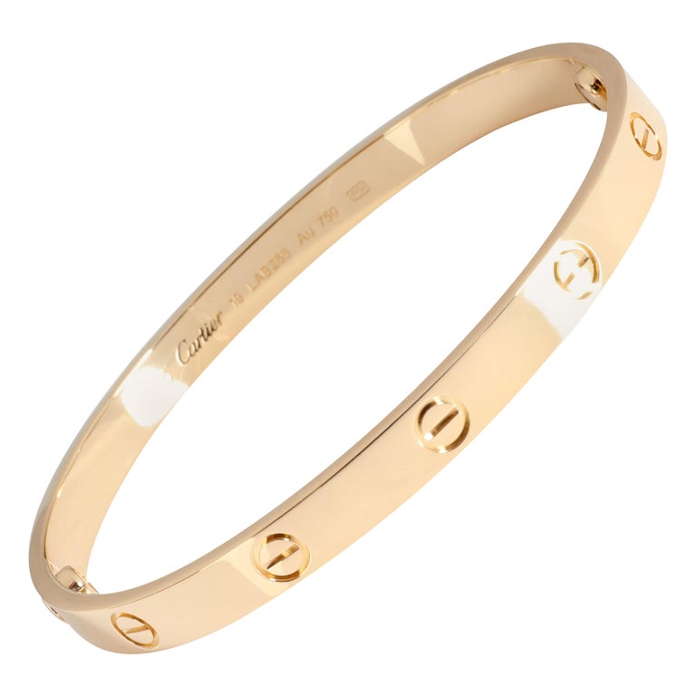 Cartier Love Bracelet in 18k Yellow Gold at 1stDibs
