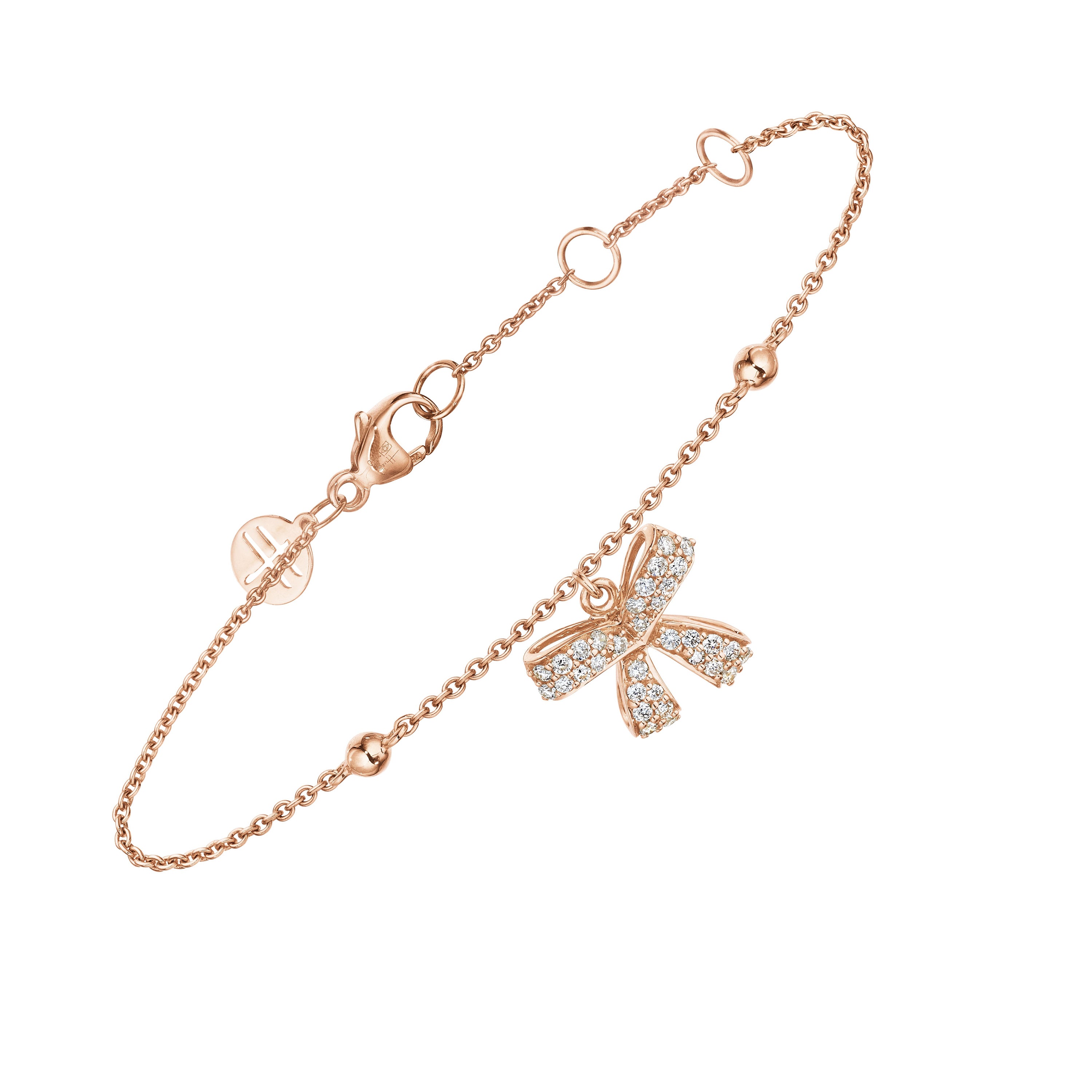 thumbnail image 2 of 18k Gold Filled Anklet Bracelet 10 Inch With Color Stones – High Quality – Round Gemstones 2 of 4