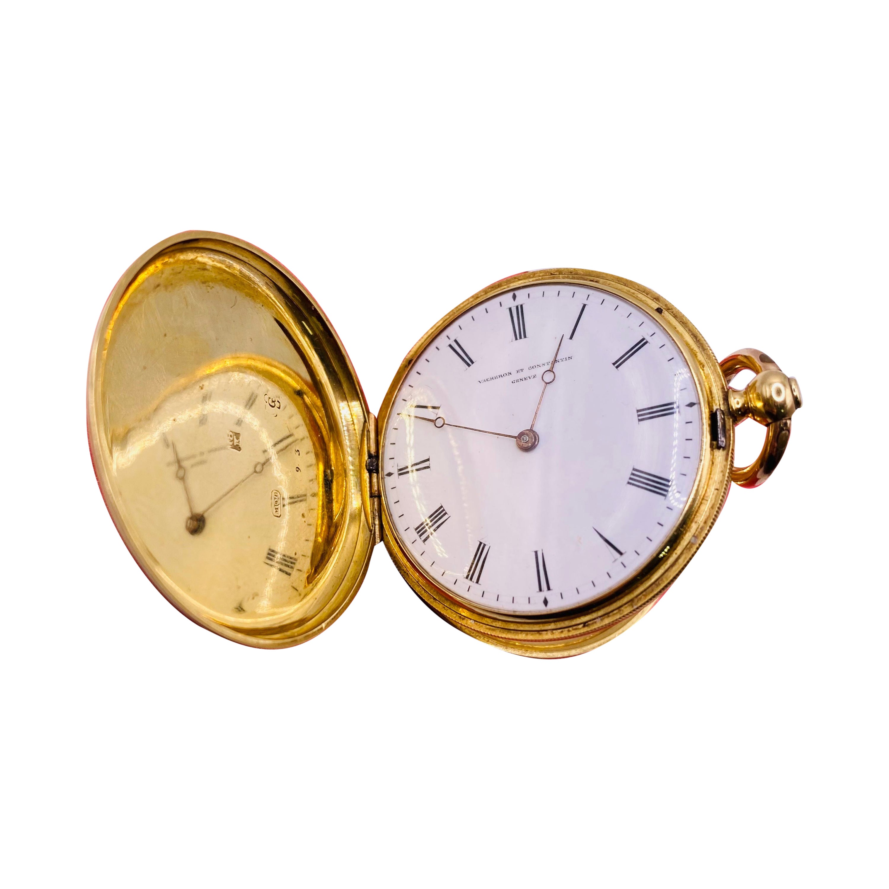 Vacheron & Constantine Yellow Gold Pocket Watch For Sale