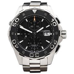 Tag Heuer Stainless Steel Aquaracer Calibre 16 Automatic Chronograph Wristwatch